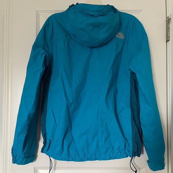 EUC The NORTH FACE Hyvent Lightweight Hooded Rain Jacket W/zippers,pockets SZ:MM - Picture 2 of 11